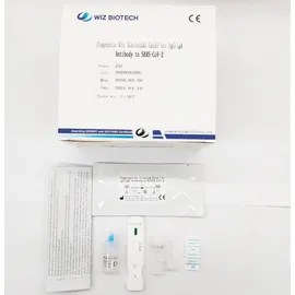 Wiz Biotech Rapid Test αντισωμάτων IgG/IgM κορωνοϊού Covid-19 επαγγελματική συσκευασία 25τμχ
