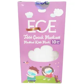 Ece Medical Kids Mask Λευκή 10τμχ