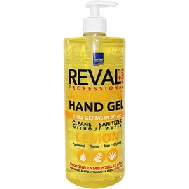 Intermed Reval Plus Antiseptic Hand Gel Lemon Σκοτώνει τα Μικρόβια σε 60΄΄ 1Lt