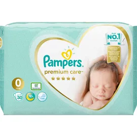 Pampers Premium Care No.0 (1-2,5kg) 30 Πάνες