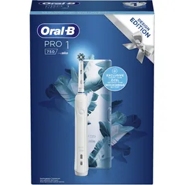 Oral-B Pro 750 Design Edition White με Θήκη Ταξιδίου