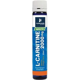 MyElements Sports L-Carnitine 2000mg Liquid Υγρή Καρνιτίνη με Ευχάριστη Γεύση Πορτοκάλι 20ml