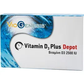 Viogenesis VITAMIN D3 PLUS 2500IU DEPOT 90tabs