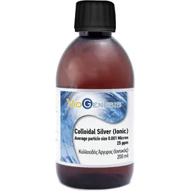 Viogenesis COLLOIDAL SILVER (IONIC) LIQUID 25ppm 200ml