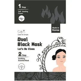 Vican Cettua Clean & Simple Dual Black Mask Μάσκα Προσώπου για Βαθύ Καθαρισμό & Αναζωογόνηση 1τμχ