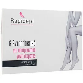 Vican Rapidepi Ανταλλακτικά για Αποτριχωτικό Γάντι Σώματος 6τμχ
