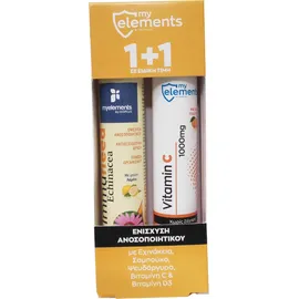 MyElements Set Immuneed Echinacea 20 δισκία + MyElements Vitamin C 1000mg 20 δισκία