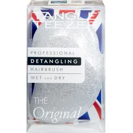 Tangle Teezer Detangling Hairbrush Wet and Dry The Original Βούρτσα Μαλλιών Silver Glitter/White 1τμχ