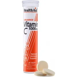Health Aid Vitamin C 1000mg Δισκία Με Υψηλή Περιεκτικότητα Σε Βιταμίνη C Πορτοκάλι 20Δισκία