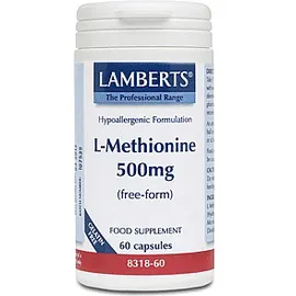 Lamberts L-Methionine Μεθειονίνη 500mg 60 Caps