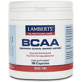 Lamberts BCAA Branch Chain Amino Acids 180 Capsules