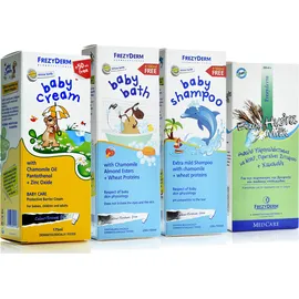 Frezyderm Πακέτο Προσφοράς 4 Τεμαχίων - Baby Cream, Baby Bath, Baby Shampoo, Hydra Milk