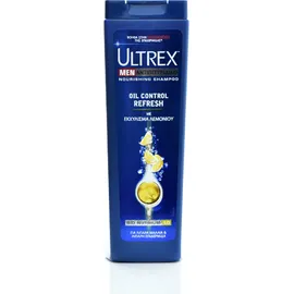 Ultrex Men Oil Control Fresh Αντιπιτυριδικό Σαμπουάν Για Λιπαρά Μαλλιά & Λιπαρή Επιδερμίδα 360ml