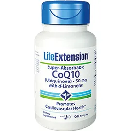LifeExtension Super-Absorbable CoQ10 with d-Limonene 50mg 60 μαλακές κάψουλες