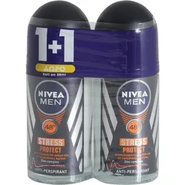 Nivea Deo Stress Protection Male Roll On 50ml 1+1 Δώρο