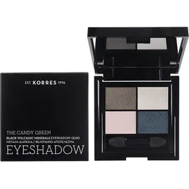 Korres Eyeshadow Quad The Candy Green Παλέτα Σκιών 4 Χρωμάτων 5gr
