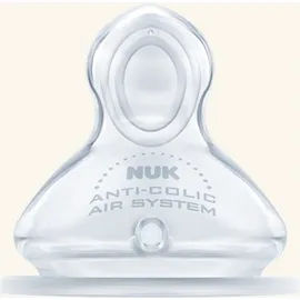 Nuk First Choice+ Θηλή Σιλικόνης Κατά Των Κολικών Μέγεθος 2 Medium