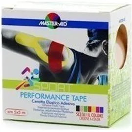 Master Aid Performance Tape 5x5cm Αυτοκόλλητο Ελαστικό Επίθεμα Πράσινο
