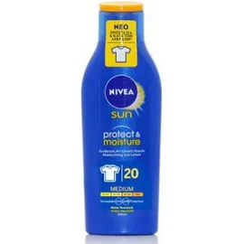 Nivea Sun Protect & Moisture Lotion SPF20, Αντηλιακή Ενυδατική Λοσιόν 200ml