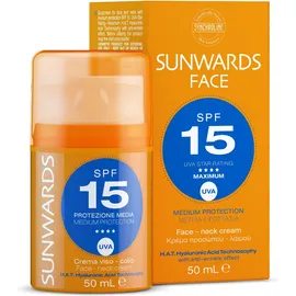 Synchroline Sunwards Face SPF15, Αντηλική Κρέμα Προσώπου/Λαιμού 50ml