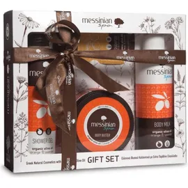 Messinian Spa Shower Gel Orange 300ml & Body Milk 300ml & Body Butter 250ml (Πορτοκάλι)