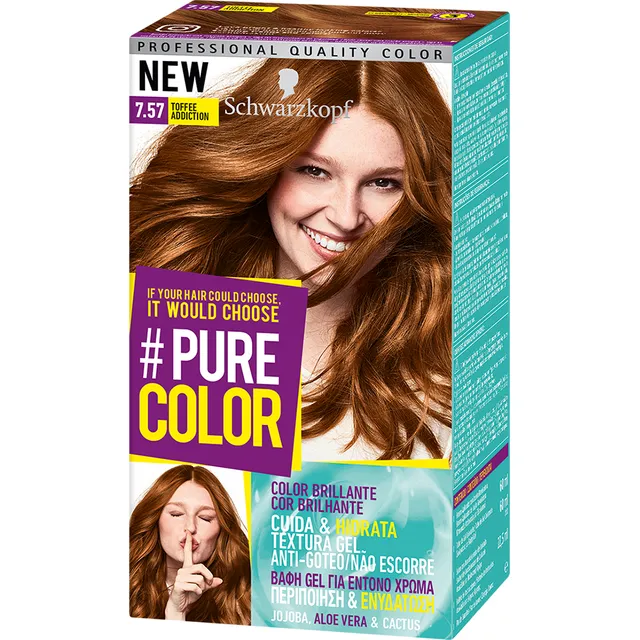 Schwarzkopf Pure Color 7.57 Toffee Addiction Βαφή Μαλλιών 60ml | Fedra