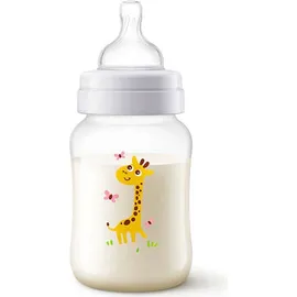 Avent Classic+ Μπιμπερό PP με Θηλή Σιλικόνης SCF574/12  1m+ Σχέδιο Καμηλοπάρδαλη 260ml