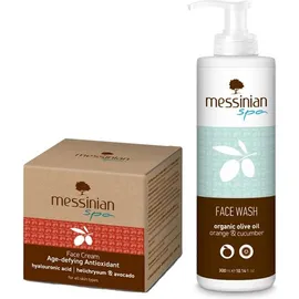 Messinian Spa Promo Anti-Aging Face Cream 50ml & ΔΩΡΟ Καθαριστικό Προσώπου Πορτοκάλι Αγγούρι 300ml
