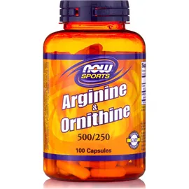 Now Foods L-Arginine & Ornithine 500/250 mg 100Caps