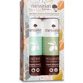 Messinian Spa Promo Face Wash Αγγούρι-Πορτοκάλι 300ml & Micellar Lotion Make-up Remover 3 in 1 Αγγούρι-Αλόη 300ml