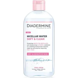 Diadermine Cleanser Micellaire Water Soft & Clean, Νερό Καθαρισμού Ντεμακιγιάζ 400ml