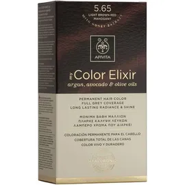 Apivita My Color Elixir Βαφή Μαλλιών 5.65 Καστανό Ανοιχτό Κόκκινο Μαονί