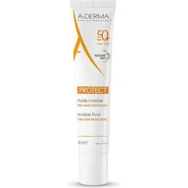 A-Derma Protect Fluide Visage Invisible SPF50+ Αντηλιακή Προσώπου 40ml