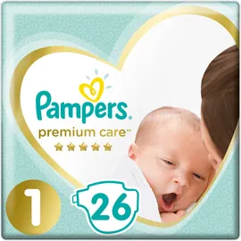 Pampers Premium Care No.1 (2-5 kg) 26Τμχ