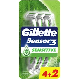 Gillette Sensor 3 Sensitive Ξυραφάκια 6τμχ