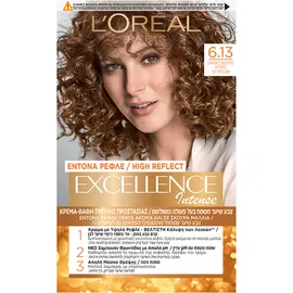 L'Oreal Excellence Intense No 6.13  Ξανθό Σκούρο Ψυχρό  Βαφή Μαλιών 48ml