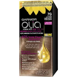 Garnier Olia mini Nο 7G Ξανθό Σκούρο Ψυχρό Σαντρέ Βαφή Μαλλιών Χωρίς Αμμωνία 50gr