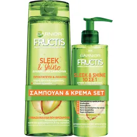 Fructis Promo Sleek & Shine Shampoo 400ml & Fructis Sleek & Shine Conditioner 250ml