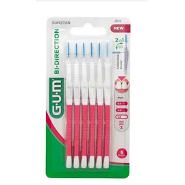 Gum Bi-Direction Μεσοδόντια Βουρτσάκια 1.2mm 6τμχ