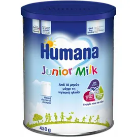 Humana Junior Milk από 18 Μηνών Μέχρι την Ηλικία των Νηπίων 450gr