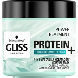 Gliss Gliss Protein+ Moisture Mask Manteca Cacao Μάσκα Για Ταλαιπωρημένα & Ξηρά Μαλλιά 400ml