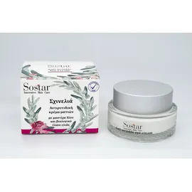 Sostar Skinolia Αντιρυτιδική Κρέμα Ματιών με Μαστίχα Χίου και Βιολογικό Έλαιο Ελιάς 50ml