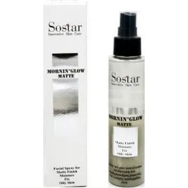 Sostar Mornin' Glow Matte Σπρέι Ενυδάτωσης και Σταθεροποίησης Μακιγιάζ για Λιπαρές Επιδερμίδες 125ml