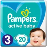 Pampers Active Baby Πάνες Μέγεθος 3 (6-10 kg), 20 τμχ