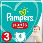 Pampers Pants Μέγεθος 3 (6-11 kg)  4τμχ