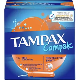Tampax Compak Super Plus με Απλικατέρ 16τμχ