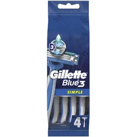 Gillette Blue3 Simple Ανδρικά Ξυραφάκια Μιας Χρήσης 4 τμχ