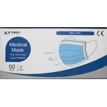 KY Medical Mask Non-Sterilized HYMM021 Γαλάζιο 50τμχ