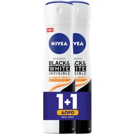 Nivea Black & White Ultimate Impact  1 + 1 ΔΩΡΟ