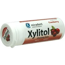 Miradent Xylitol, Chewing Gum Fruit, Canberry, 30 τσίχλες